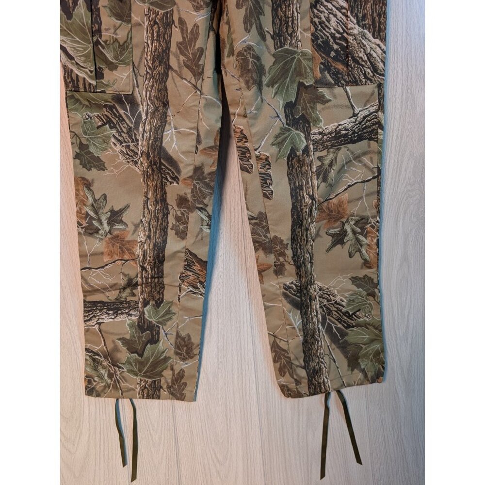 Realtree Trousers Adult Medium Brown Camo Carpenter Work Wear Pants Mens Hunting - Picture 3 of 9
